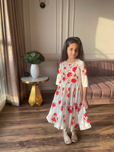 Red Hibiscus Mini Suit Set