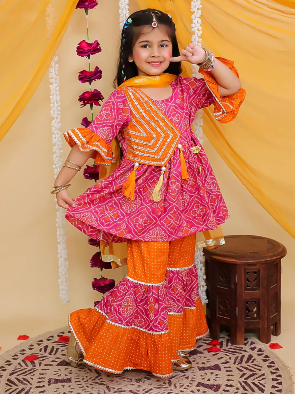KURTI SHARARA AND DUPATTA